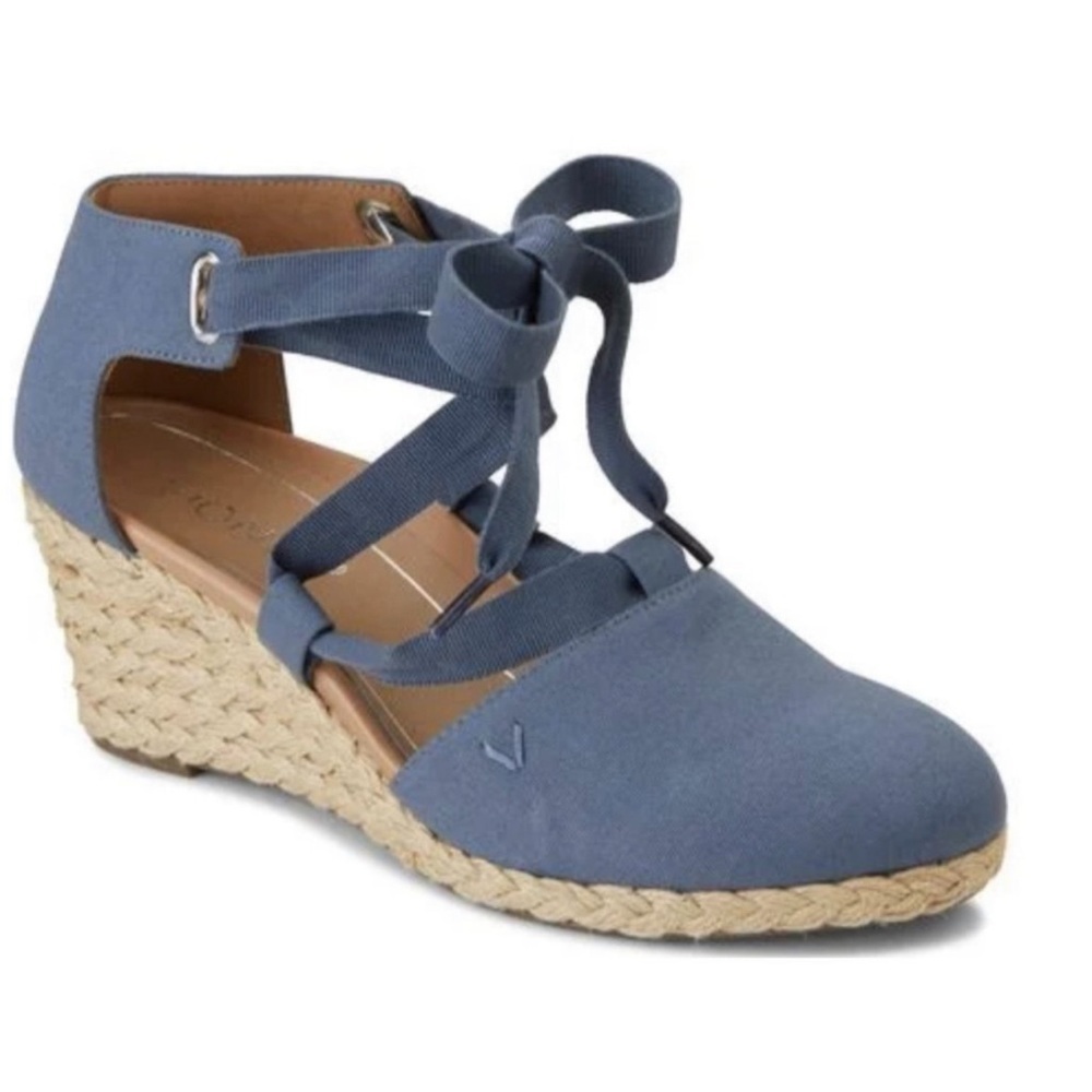 Like New - Vionic Kaitlyn Wedge Espadrilles - Size 8